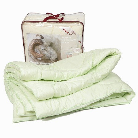 ОДЕЯЛО "ЭЛИТНАЯ ШЕРСТЬ" 200Х220 КЛАССИКА