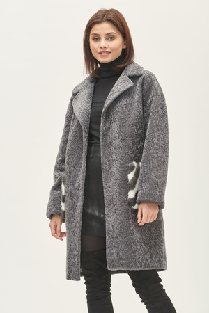 Пальто женское Silverfox модель 807 Серый