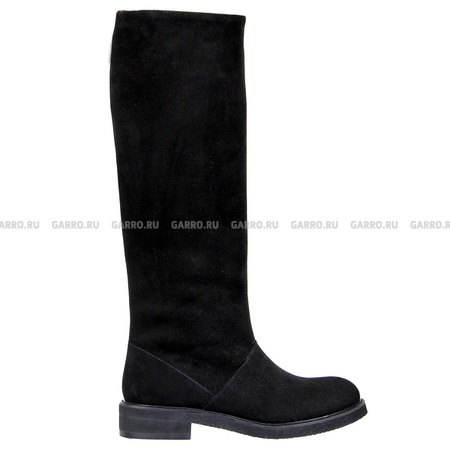 Сапоги 902 чёрные, натуральная замша