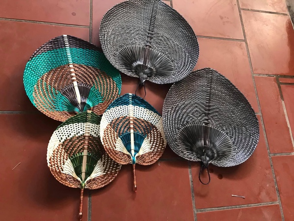 Bambu El Yelpazesi, Bambu Duvara Asılan Dekor, Dokuma Dekoratif Bambu