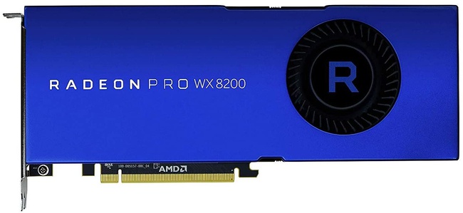 AMD Radeon Pro WX 8200 Grafikkarte