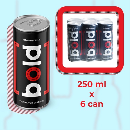 Cesur "The Black Edition" 250ml Gazlı Meşrubat berber tadı