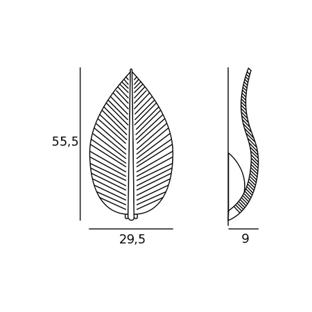 Гипсовый бра SV 7309