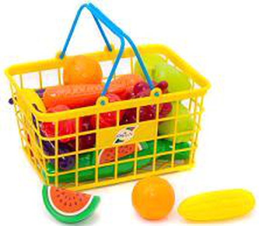 Набор "Фрукты Овощи" в корзинке М (25шт)