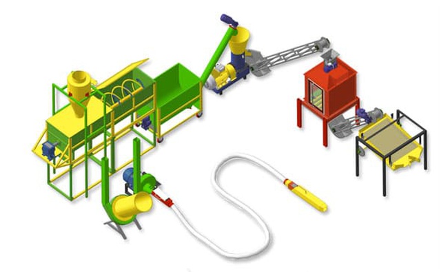 Feed pelletizing line Artmash