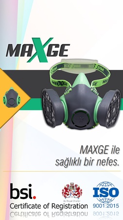 MAXGE 3000 SERIES ПОЛУЛИЦЕВАЯ ПРОТИВОЗАЩИТНАЯ МАСКА