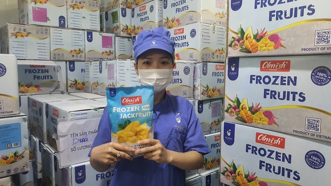 Замороженный Джекфрут мякоть. Замороженные фрукты с заводов OLMISH