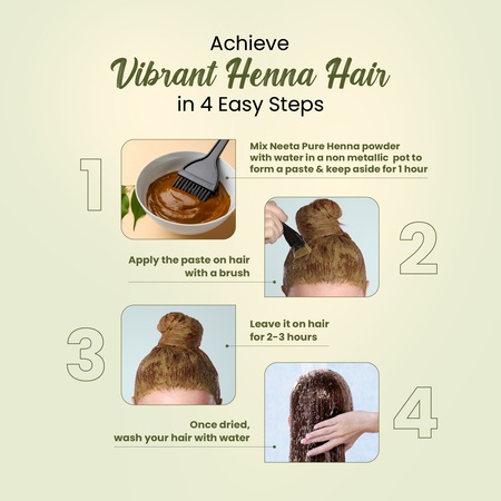 Neeta Pure Henna 9 Herbs Natural Hair Color 150g / 5.29 oz