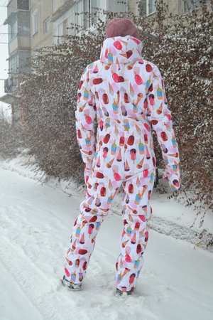 ЗИМНИЙ КОМБИНЕЗОН "МОРОЖЕНОЕ"