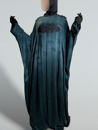 Abaya Farasha Assel Exclusives Dark Teal