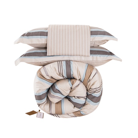 Комплект постельного белья Сатин с Одеялом 100% хлопок OB175