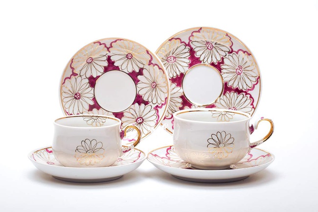 Сервиз чайно- кофейный 29 предм. Ромашки нежные