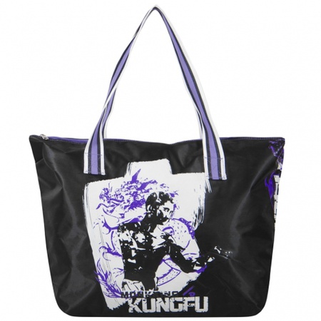 Сумка MK-C90605 Цвет: чёрно/фиолет