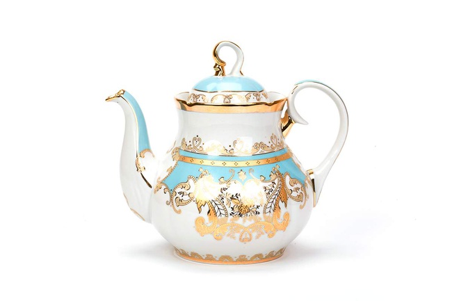 Сервиз чайно- кофейный 29 предм. Дворянский Бирюз