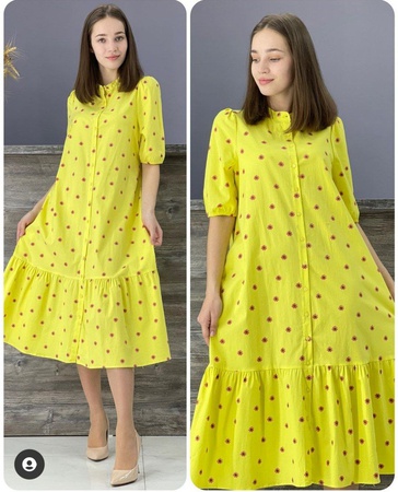 Платья , хб 💯, производство Турция по размерам с,м,л,хл