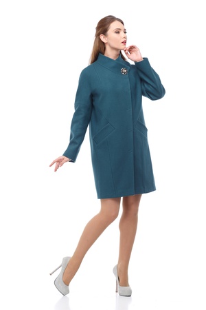 Пальто Блюз, шерсть "melton" Италия