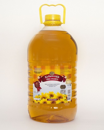 масло подсолнечное нерафинированное гидратированное вымороженное