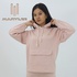 Wholesale knitted hoodies for women with print (click-print)