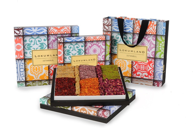 Üzeri Kaplı Karışık Antep Fıstıklı Lokum