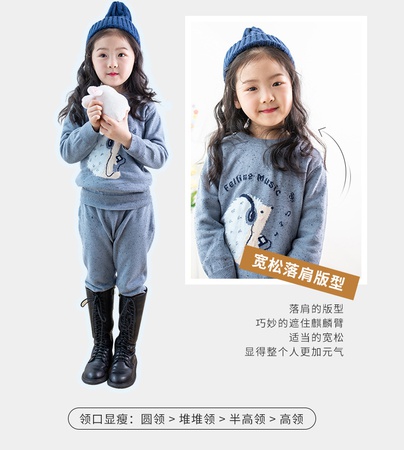 Осенне-зимний детский свитер, теплая забавная милая толстая детская верхняя одежда без подкладки