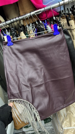 Кожаные юбки премиум качества