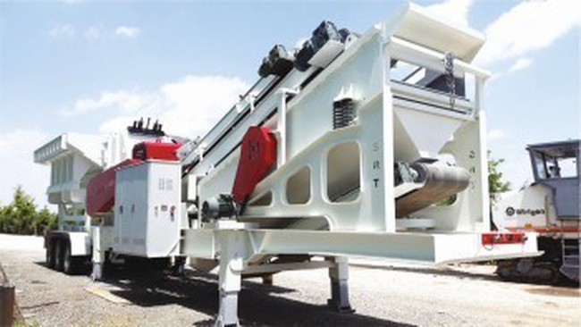 Мобильное первичное дробление грунтовки - Устранение; элиминация    Тип: К-1200