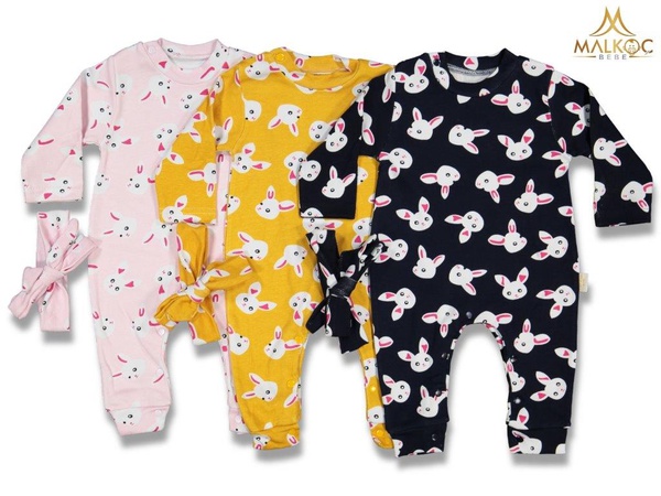 BY MURAT 3579-KIZ 3/9 AY TAVŞAN BASKI BANDANALI TULUM