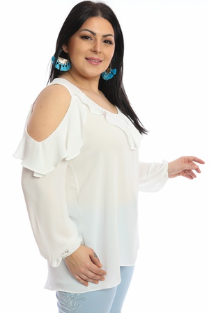 Блузка большого размера