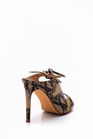 Туфли на шпильке без задника