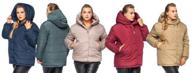 Куртка женская зимняя "Элла" батал