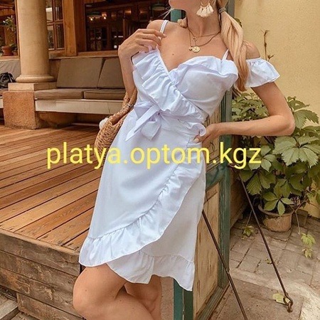 Женский модный сарафан с рюшей (в расцветках)