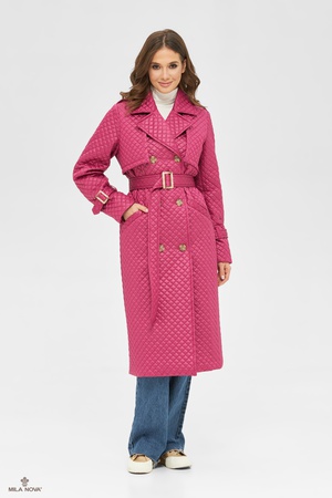 MILA NOVA COAT PV-236 RASPBERRY