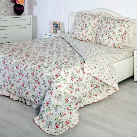 ПОСТЕЛЬНОЕ БЕЛЬЕ ИЗ ПОПЛИНА РЮША-050