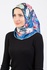 Poly. Rayon Dijital Baskılı Eşarp 94cmx94cm, el dikişli.