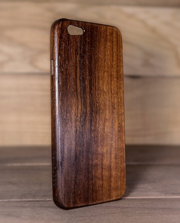 Деревянный монолитный чехол для телефона