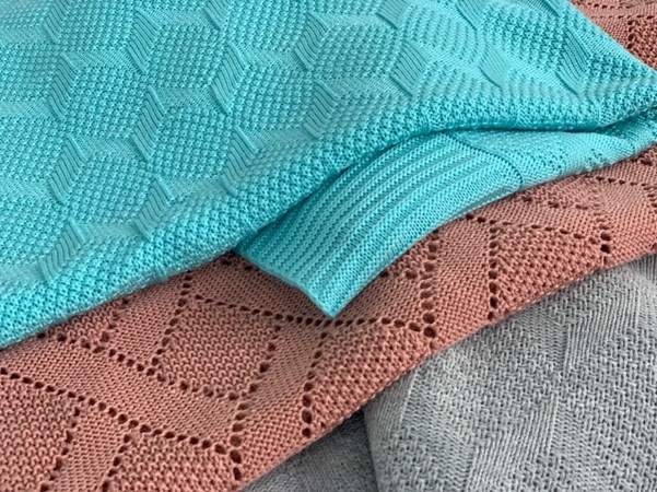 Вязанный плед