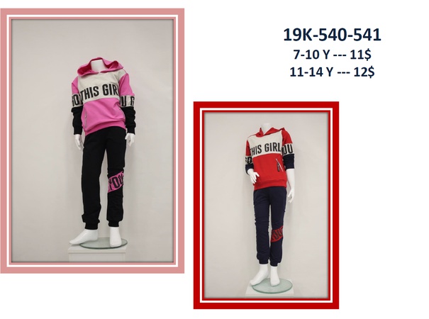 KAPŞONLU KIZ EŞOFMAN TAKIM