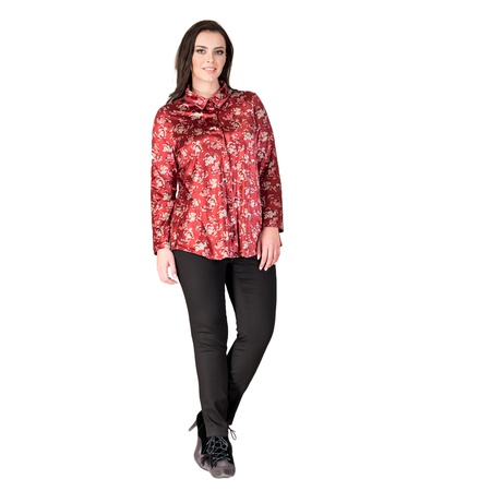 Desenli Kadife Gömlek