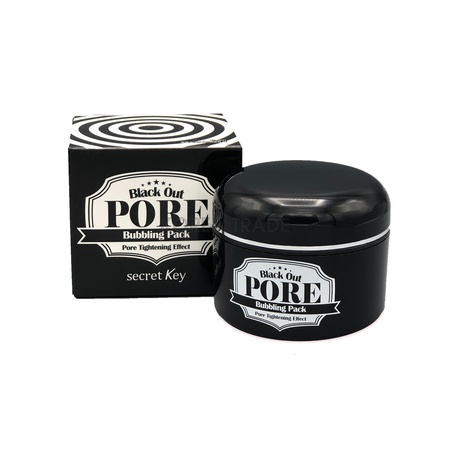 Secret Key Black Out Pore Bubbling Pack Кислородная маска для очистки пор