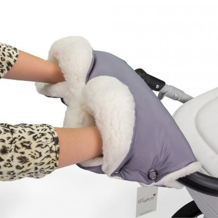 Муфта для рук на коляску Esspero Soft Fur Lux (Натуральная шерсть)