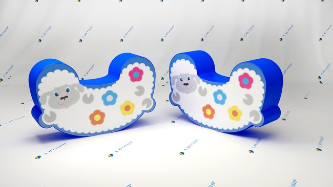 Авторские мягкие модули, игровые наборы, конструкторы, сухие бассейны для игровых комнат