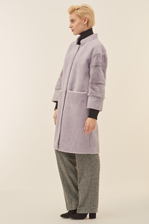 Пальто женское Silverfox модель 804-лаванда