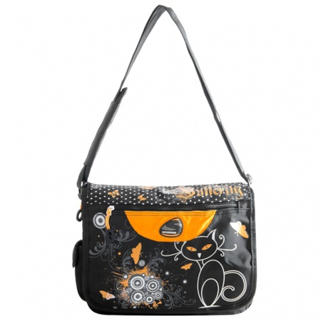 Сумка HS-13103A Цвет: черно/оранж