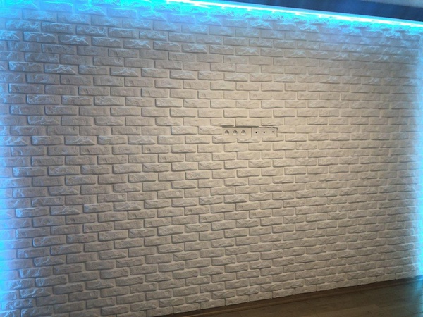 Гипсовая декоративная 3d панель «Кирпичи»