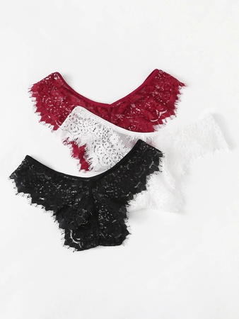 Ресницы Кружевные Трусики Комплект