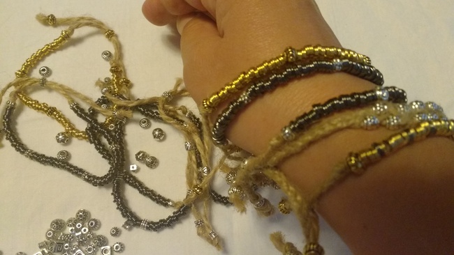 Металлические браслеты ручной работы