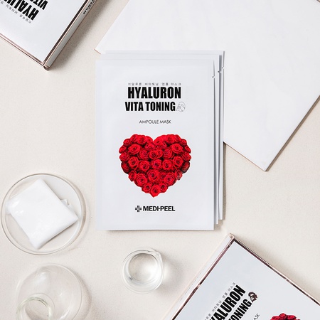 MEDI-PEEL HYALURON VITA TONING Ампульная маска