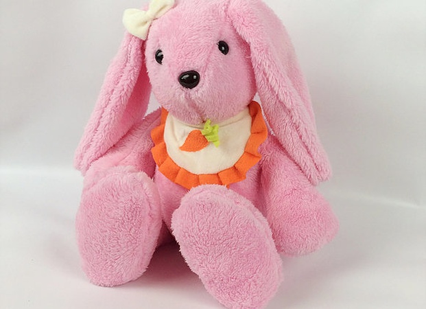 Игрушка мягконабивная Зайка с фартучком 33/50см