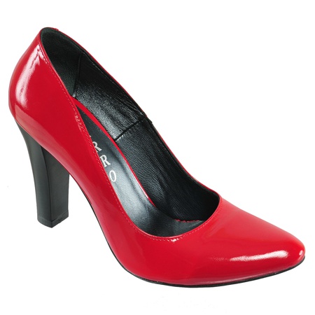 Женские туфли, натуральная лаковая кожа <G1001>