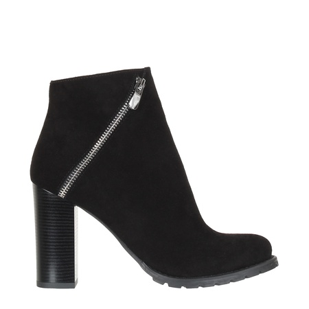 Женские ботильоны, натуральная замша <G809>